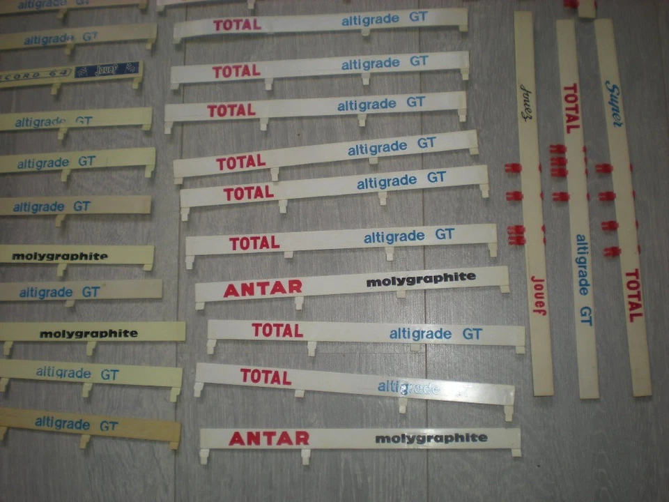 JOUEF LOT BARRIERES GLISSIERE SUPPORT CIRCIUT ELECTRIQUE PUB TOTAL ALTIGRADE - Photo 3/4