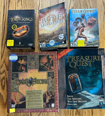 Vintage PC Video Games Very Good-Some Big Boxes-Some Sealed-No Scratches-Manuals