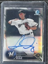 Diaz, Isan - 2016 Bowman Chrome Prospect - Autograph - 67/499-INV