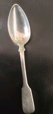 alter antiker 800 Silber Löffel H:B Halbmond Krone Besteck Jugendstil um 1920 ?