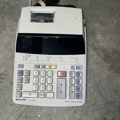 Sharp EL-2192II Electronic Calculator Desktop 