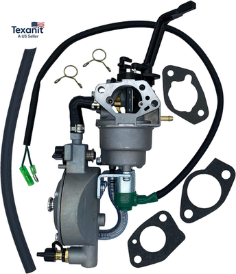 #ad 389Cc 420Cc Tri Dual Generator Carburetor Gas to LPG CNG Conversion Kit OEM for $106.93