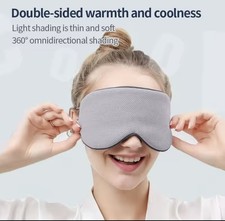 Sleeping Eye Mask Korean Style Ice Silk Warm And Cool Dual Use Adjustable Travel