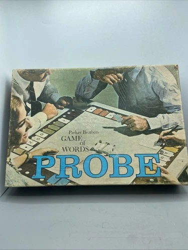 VTG Probe Game of Words 1964 Board Game Parker Brothers Complete w Instructions