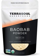 Terrasoul Superfoods Organic Baobab Fruit Powder, 12 12 Ounce Pack of 1