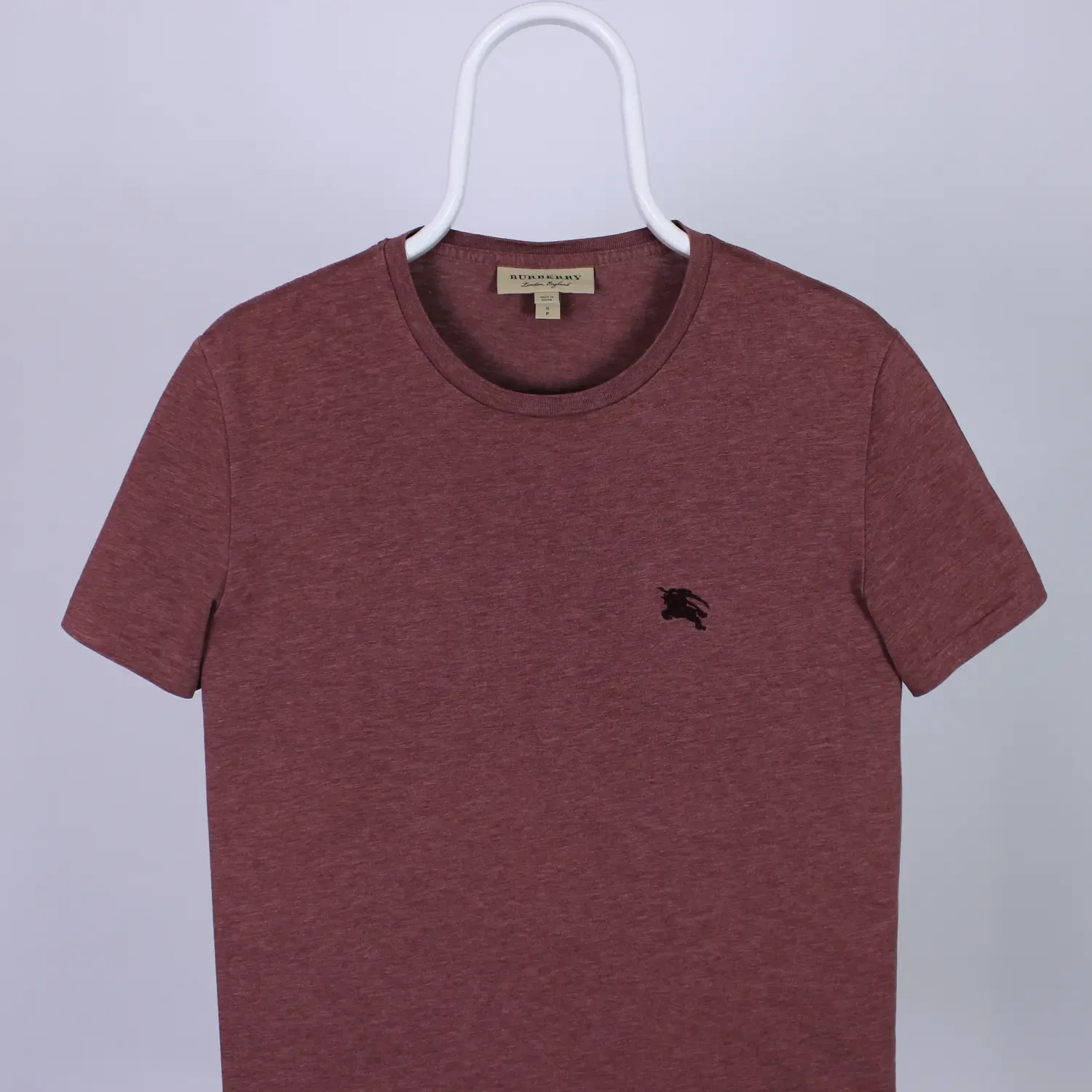 Burberry men's t-shirt in red and black sizes XS and S