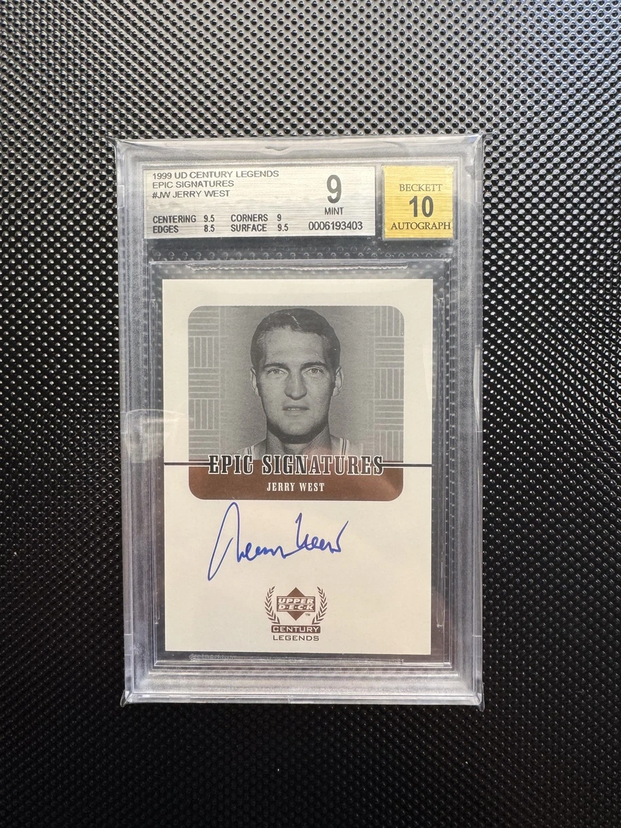Upper Deck Jerry West Basketball Autographed Sports Trading Cards