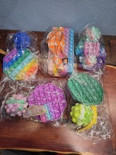 Sensory Fidget Toy Bundle Lot   Pop It, Stress Balls, Kids Toys   New
