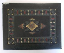 Vintage Smith Crafted Scrapbook Photo Album Embossed Cover 13" x 10 1/4"