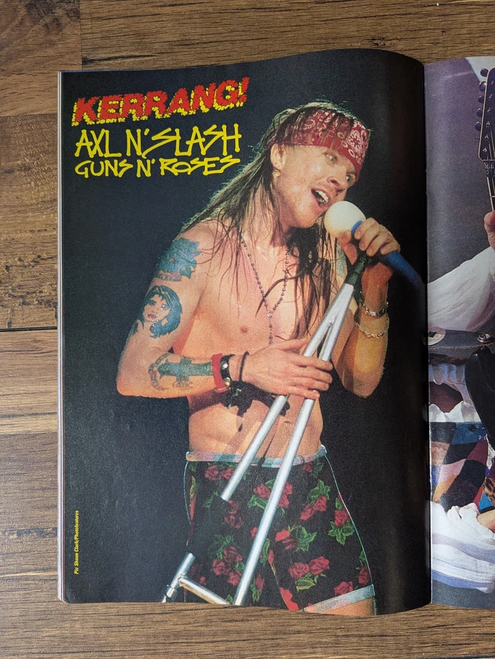 Kerrang! 373 Motley Crue, Savatage, Lita Ford, Aeromith, Wolfsbane, 4 Posters - Image 3 of 4