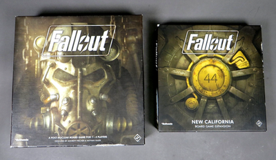 Fallout Board Game w/New California Expansion - Complete - Fantasy
