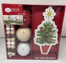 Holiday Time Christmas Decoration Kit 5 Pieces