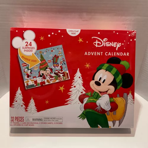 NEW Just Play Disney Classic Advent Calendar 32 Pieces Figures SEALED Christmas 