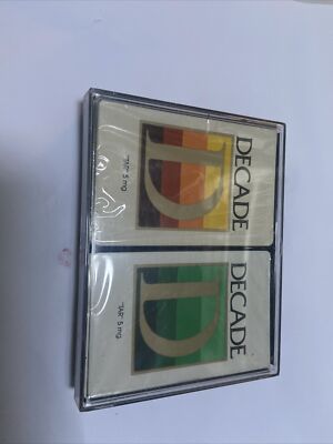 Decade Cigarette Playing Cards Double Deck Brand New - Stardust