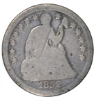 1852-O Seated Liberty Silver Half Dime ~ Good Details