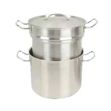 Thunder Group SLDB4008 8 Qt Stainless Steel Induction Double Boiler - 3 Per Set