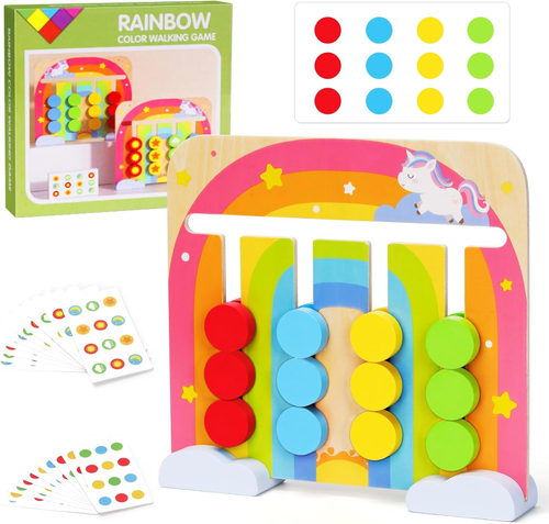 Educational Montessori Toy Age 4-5-6 Kids Wooden Puzzle Games