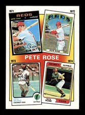 1986 Topps #4 The Pete Rose Years: 1971-1974 Cincinnati Reds