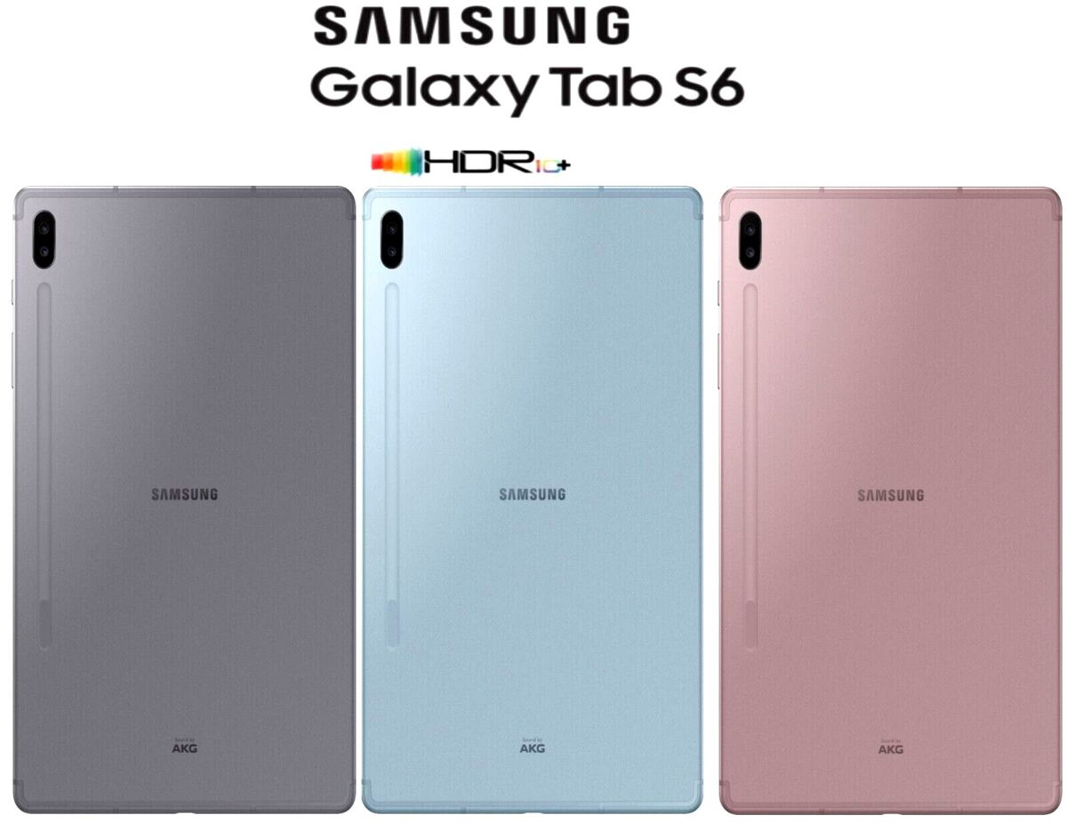 The Samsung Galaxy Tab S6 (Pink/Blue/Gray) (128GB/256GB) SM The Samsung Galaxy Tab S6 (Pink/Blue/Gray) (128GB/256GB) SM