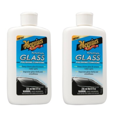 Meguiar's 2x G8408EU Perfect Clarity Glass Polishing Compound Glaspolitur 236ml