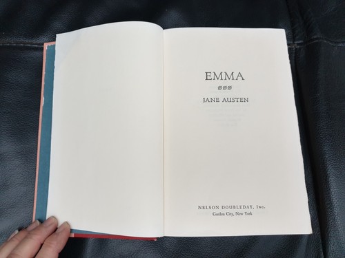 Nelson Doubleday x2 Jane Austen Hardcovers Emma, Pride and Prejudice US Edition - Imagen 10 de 12
