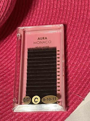 AURA MONACO WIMPERN HD LASHES 0,07 C 9/10/11