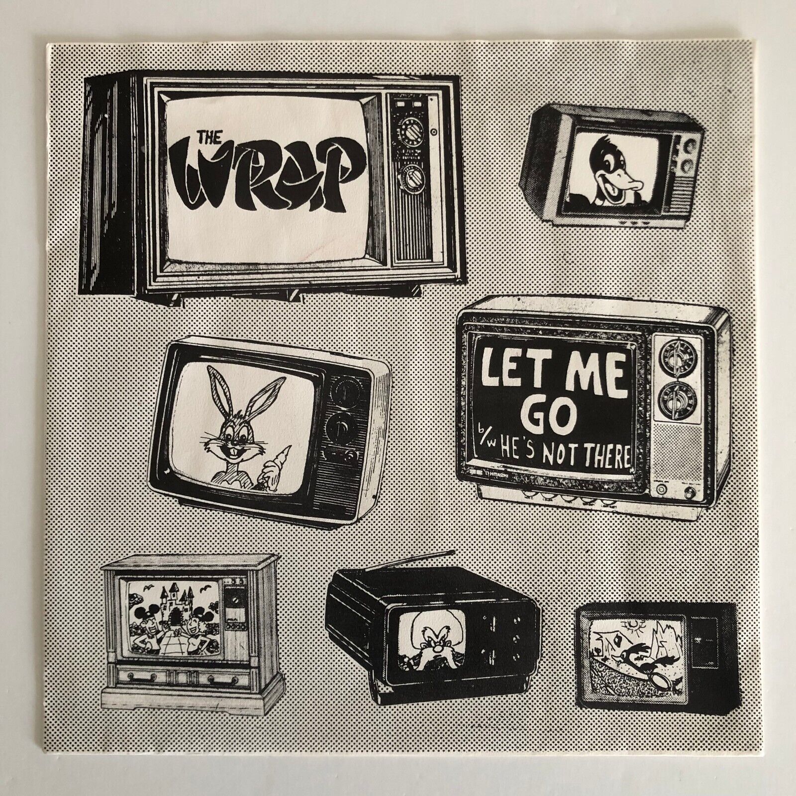 The Wrap -Let Me Go 7" kbd punk Eat Sector 4 Antler Joe Sheer Smegma Roach Motel