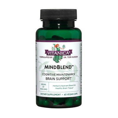 Vitanica, MindBlend, Brain Support, Vegan, 60 Capsules