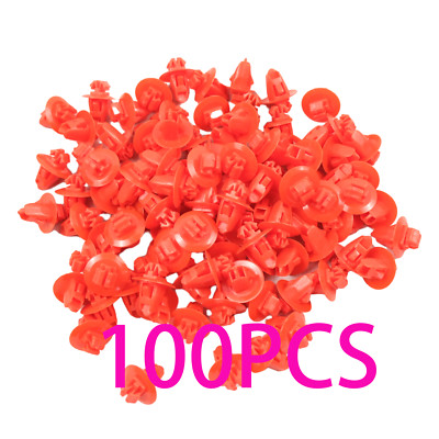 100pcs Fender Clips Mudguard Flare Moulding Retainer For Toyota 4Runner Sequoia