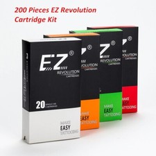 EZ Revolution Cartridge Tattoo Needle 12 0.35mm Round Liner Tattoo Machine Kits