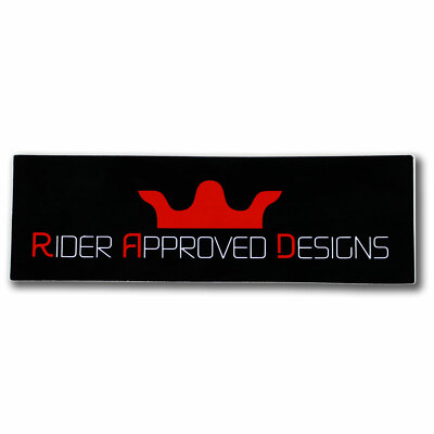 RAD Rider Approved Designs Sticker 4''