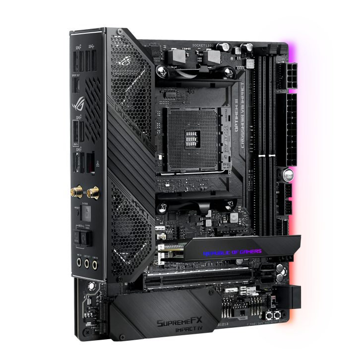 FOR ASUS ROG CROSSHAIR VIII IMPACT AMD AM4 64GB Mini-DTX