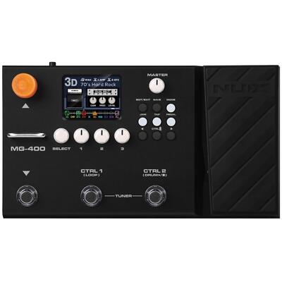 NUX MG-400 Gitarre Multi-FX Pedal Verzögerung Hall Modulation Verstärker Simulation USB