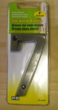  7 4" HOUSE NUMBER, OLD WORLD BRONZE HY-KO, BR-42OWB/7