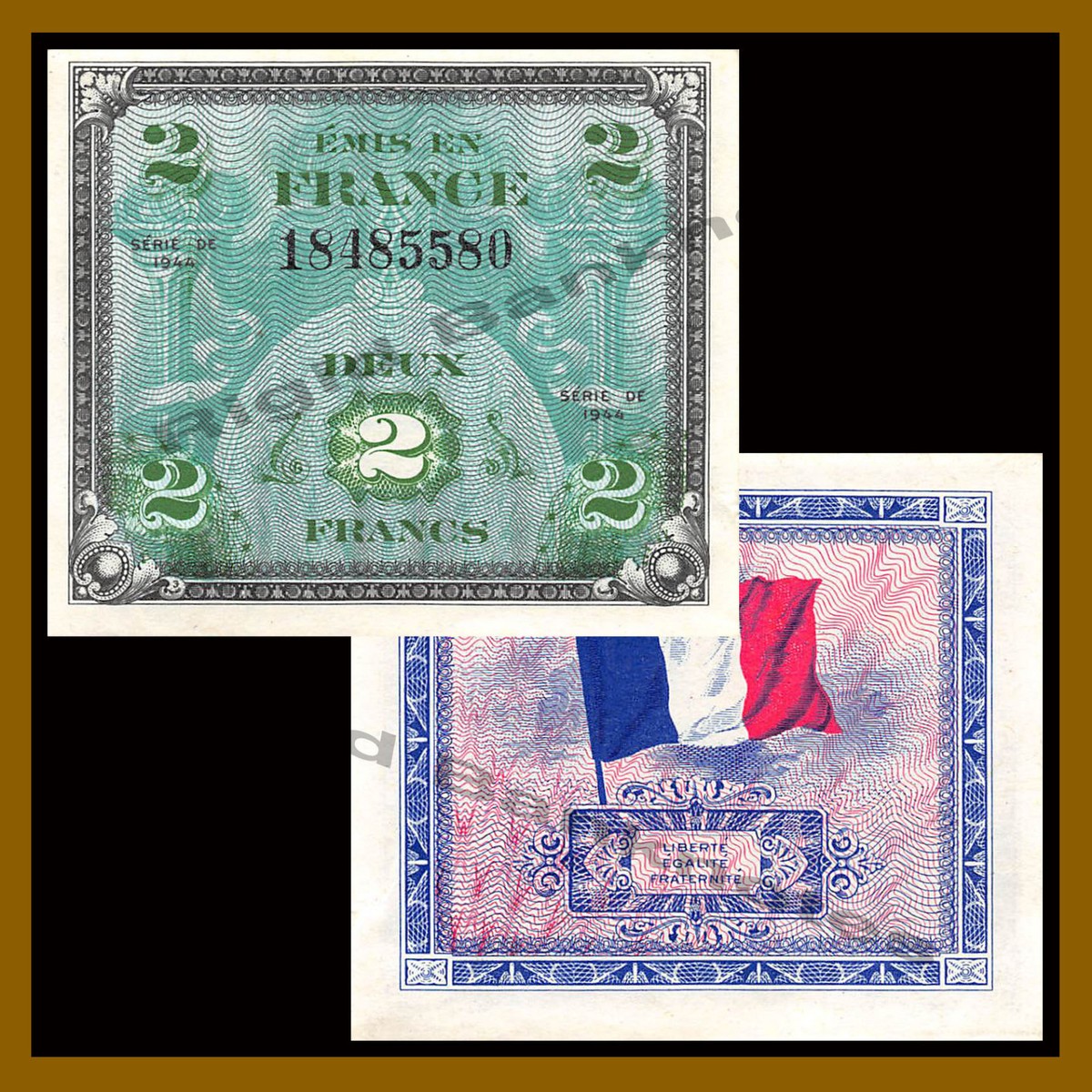 未使用 1944年 フランス軍票 France 2 フラン francs 紙幣 il_1080xN.5777892544_e6oq.jpg