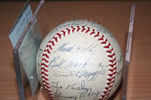 1951 Boston Red Sox Team firmado béisbol - Ted Williams DiMaggio 21 autógrafos - Imagen 3 de 9