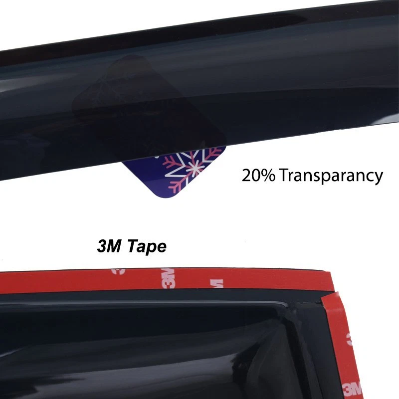 PARA NISSAN ALTIMA 2013-2018 PROTECTOR CONTRA HUMO PARASOL LLUVIA PARASOL VENTANA VISERA 4 PIEZAS Foto 2 de 3