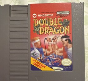 Double Dragon Authentic Nintendo NES Game Tested & Works