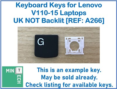 Tastatur Ersatz Tasten für Lenovo V110-15 Laptops UK Layout NICHT Hintergrundbeleuchtung