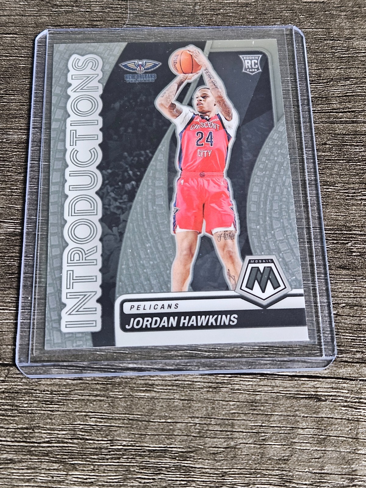 2023-24 Panini Mosaic - Introductions #14 Jordan Hawkins (RC) *PELICANS*