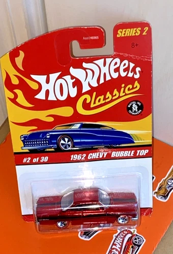 Hot Wheels-Classic Series 2-Lowrider-1962 Chevy Bubble Top Bel Air-Redline