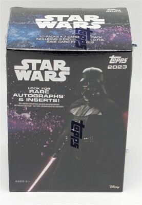 Factory Sealed Blaster Box 2023 Topps Star Wars Flagship Trading Cards