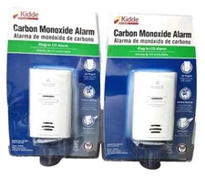 Kidde KN-COB-DP2 Carbon Monoxide Alarm AC Powered Plug In w/ Battery Backup 2X