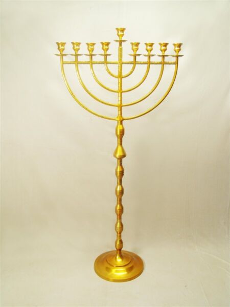 63&quot; Extra Large Chanukah Menorah for Synagogue - Brass for sale online | eBay