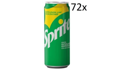 72x Sprite Limone Lime Zitronengetränk Limette 330ml kohlensäurehaltiges Getränk