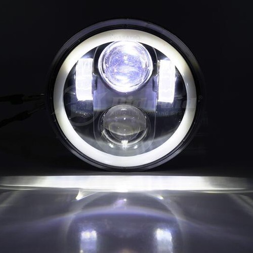 4PCS 5 3/4" 5.75 inch Round LED Headlights Halo DRL For Buick Riviera 1963-1974 - Picture 19 of 20