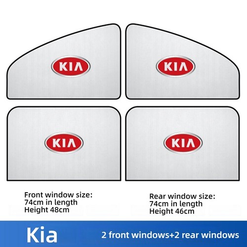 Lightweight Adaptable Compact Magnetic Car Sun Shade for Side Front Rear Windows - Picture 25 of 31