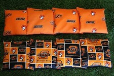 Cornhole Bean Bags Set of 8 ACA Regulation Bags OSU OKLAHOMA STATE UNIVERSITY