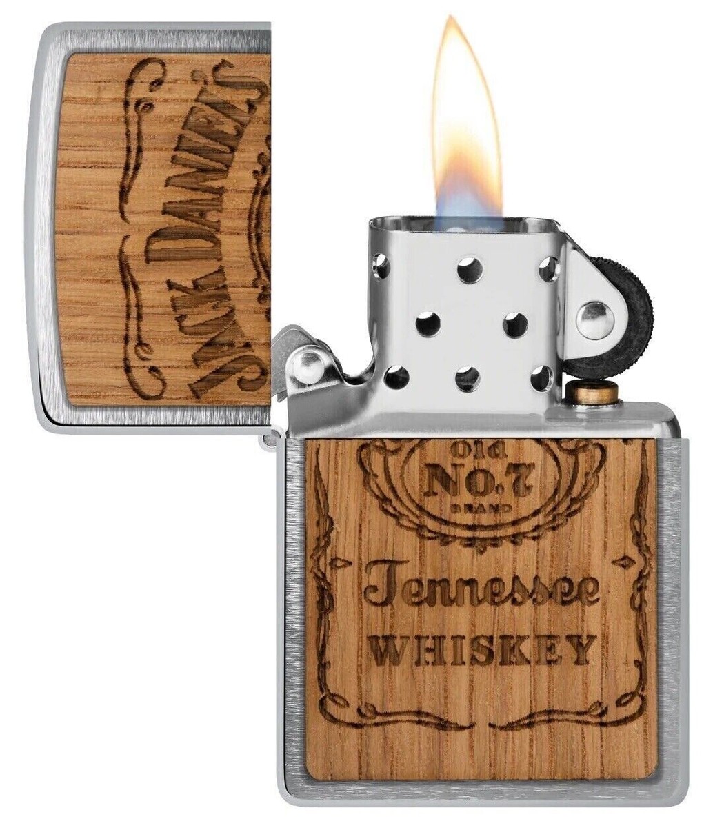 Zippo 48392, Jack Daniel's Woodchuck Design, High Polish Chrome