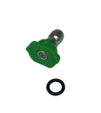 Pressure Washer Quick Connect Tip Nozzle Size 3.5 GPM Green 25 Degree Spray 